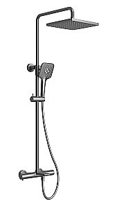 Душевая система Kaiser Serio 05382-15 вороненая сталь купить в интернет-магазине сантехники Sanbest
