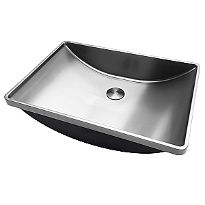 Раковина врезная сверху ABBER Wasser Kreis 51 AF2404SP сатин купить в интернет-магазине Sanbest
