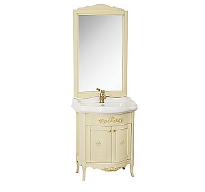 Тумба с раковиной Migliore Bella 73 Decape Sabbia для ванной в интернет-магазине Sanbest