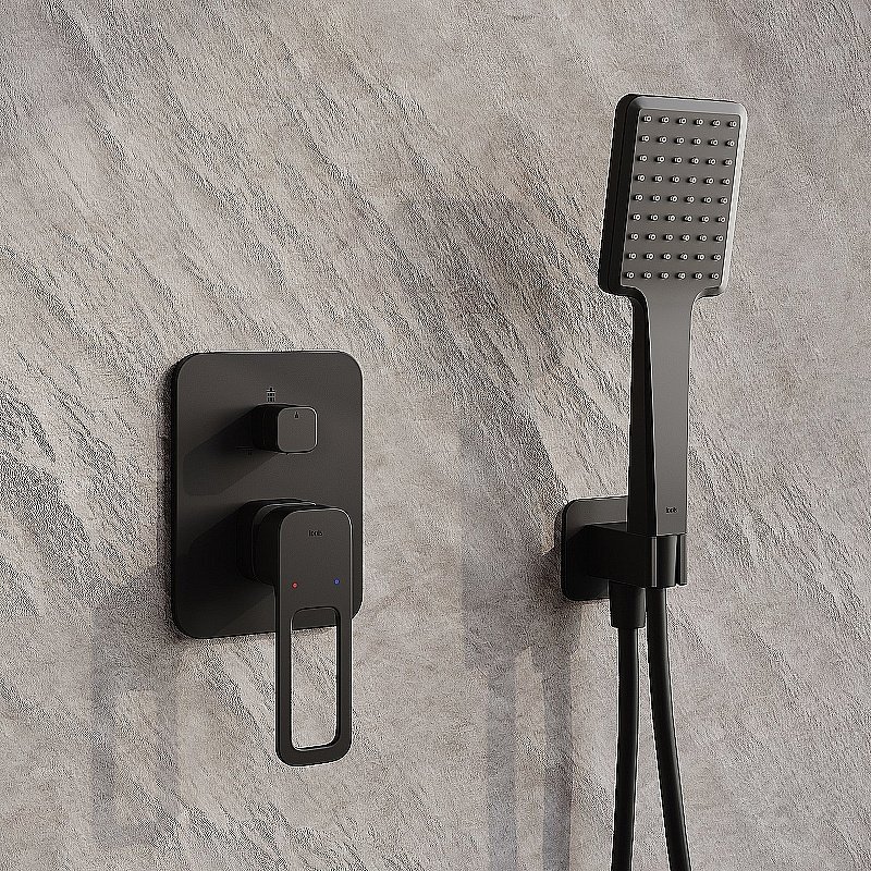 Душевая система Iddis Slide SLIBL02i67 черная матовая купить в интернет-магазине сантехники Sanbest