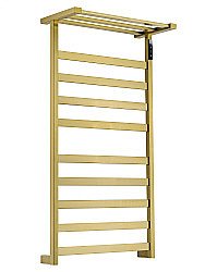 Полотенцесушитель электрический WONZON & WOGHAND FRANKFURT, Брашированное золото (WW-1029-BG) купить в интернет-магазине сантехники Sanbest