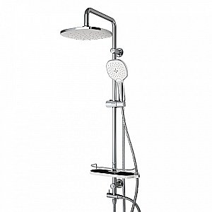 Смеситель для ванны с душевой колонной Dorff Ultra D4085011 хром купить в интернет-магазине сантехники Sanbest