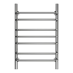 Полотенцесушитель водяной Azario FERRARA П7 500х800 AZ09158 хром купить в интернет-магазине сантехники Sanbest