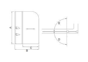 Шторка для ванны Good door SCREEN NEW HS-100-C-CH купить в интернет-магазине Sanbest