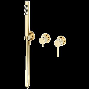 Смеситель для душевой системы встраиваемый WONZON & WOGHAND STICK, Брашированное золото (WW-838017-BG) купить в интернет-магазине сантехники Sanbest