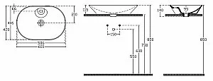 Раковина ISVEA SistemaY Soft 60 10SY51060SV белая купить в интернет-магазине Sanbest