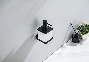 Диспенсер Aquatek Либра AQ4305MB стекло матовое/черный матовый купить в интернет-магазине сантехники Sanbest