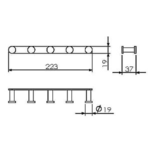 Крючок Langberger Accessories 28035A купить в интернет-магазине сантехники Sanbest