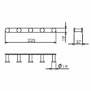 Крючок Langberger Accessories 28035A купить в интернет-магазине сантехники Sanbest