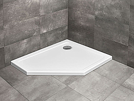 Душевой поддон Radaway Doros PT E 100x90 SDRPT1090-01R белый правый купить в интернет-магазине сантехники Sanbest