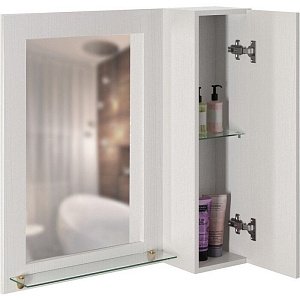 Зеркало со шкафом Mixline Ладога 539816 75 в ванную от интернет-магазине сантехники Sanbest