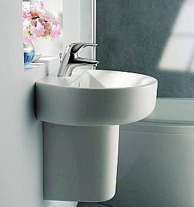 Раковина на полупьедестале Ideal Standard Connect 45 E796801 белая купить в интернет-магазине Sanbest