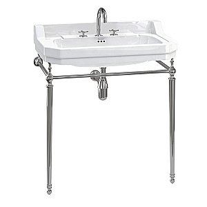 Консоль с раковиной Burlington Edwardian B18 3TH для ванной в интернет-магазине сантехники Sanbest