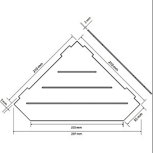 Полка Bemeta Cytro 101302445 хром матовый купить в интернет-магазине сантехники Sanbest