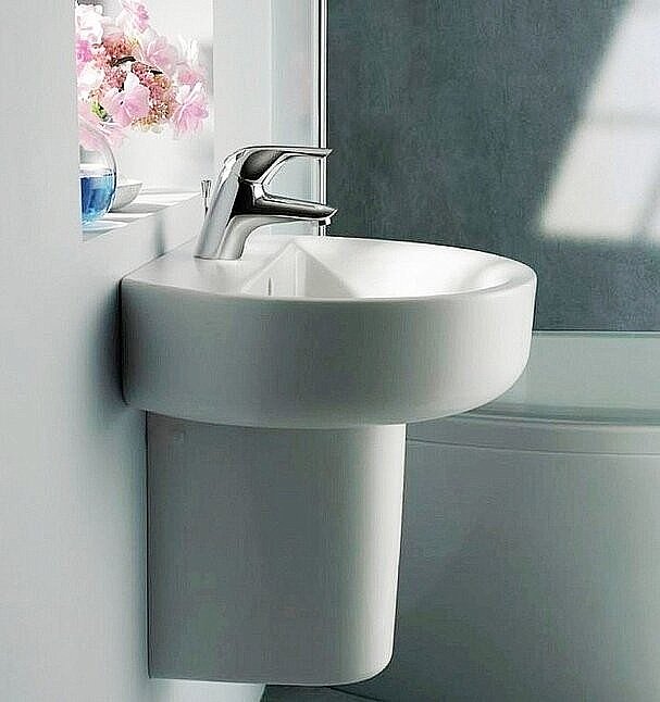 Раковина на полупьедестале Ideal Standard Connect 45 E796801 белая купить в интернет-магазине Sanbest