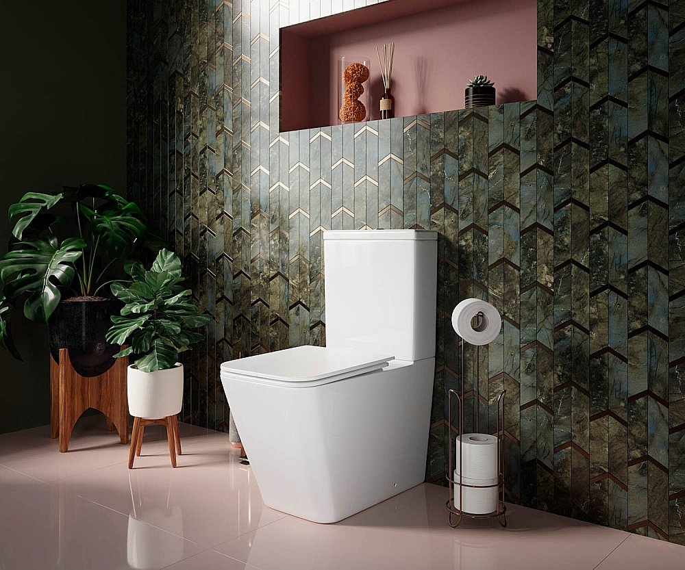 Унитаз напольный Ceramica Nova Cubic CN1803 безободковый, с бачком, с крышкой микролифт купить в интернет-магазине Sanbest