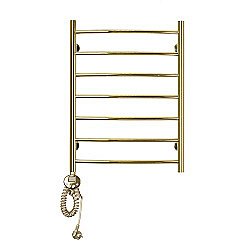 Полотенцесушитель электрический Domoterm Калипсо П7 500x700 EL золото правый купить в интернет-магазине сантехники Sanbest