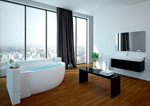Гидромассажная ванна Aquatek Бетта 170х97 белая с панелью купить в интернет-магазине Sanbest