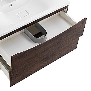 Тумба с раковиной Belbagno MARINO 80 2C-SO/BB800/450-LV-MR-PR Rovere Moro для ванной в интернет-магазине Sanbest