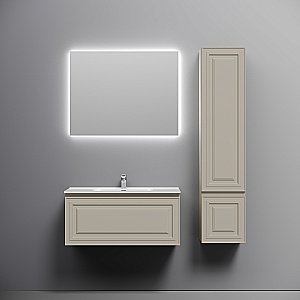 Тумба с раковиной Sancos Very 90 VR90CE бежевая матовая для ванной в интернет-магазине Sanbest