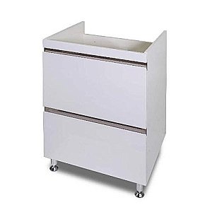 Тумба с раковиной напольная Lotos 120 с двумя ящиками любой цвет под заказ для ванной в интернет-магазине Sanbest