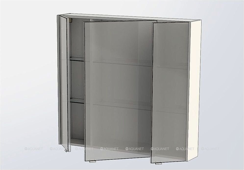 Зеркальный шкаф Aquanet Августа 100 дуб сонома купить в интернет-магазине сантехники Sanbest