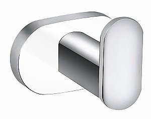 Крючок настенный Rav-Slezak YUKON YUA0100CB белый/хром купить в интернет-магазине сантехники Sanbest