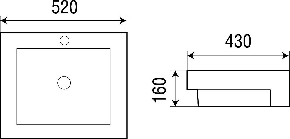 Раковина WeltWasser WW DEILBACH 4012 52 белая купить в интернет-магазине Sanbest
