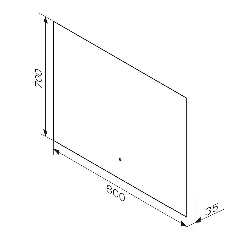 Зеркало с Led подсветкой AM.PM X-Joy M85MOX10801S 80 в ванную от интернет-магазине сантехники Sanbest