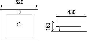 Раковина WeltWasser WW DEILBACH 4012 52 белая купить в интернет-магазине Sanbest