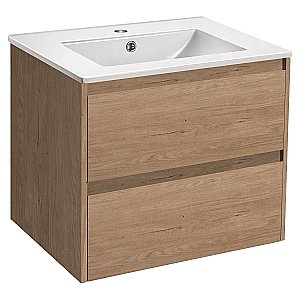 Тумба с раковиной Vincea Gio 60 N.Oak для ванной в интернет-магазине Sanbest