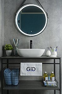 Раковина накладная Gid Geometrico 51 N9447 51157 белая купить в интернет-магазине Sanbest