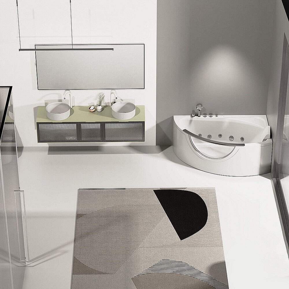 Ванна акриловая Orans BT 62110 160x100 белая купить в интернет-магазине Sanbest