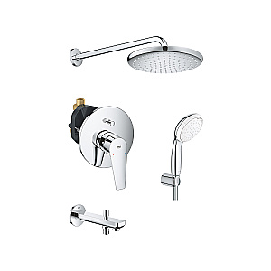 Набор смесителей Grohe BauEdge 1000190 хром купить в интернет-магазине сантехники Sanbest