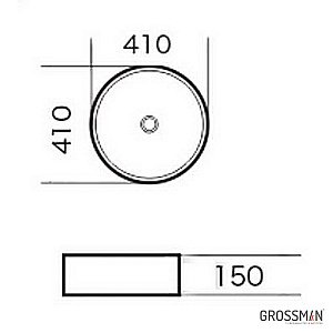 Тумба с раковиной Grossman ФЛАЙ 100 дуб сонома/белая для ванной в интернет-магазине Sanbest