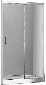 Душевая дверь Aquanet Alfa NAA6121 160 стекло прозрачное/профиль хром купить в интернет-магазине Sanbest