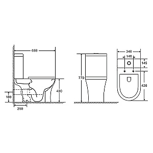 Инсталляция для унитаза Azario AZ-8010-1000 купить в интернет-магазине сантехники Sanbest