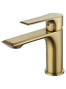 Смеситель для раковины WONZON & WOGHAND BRILLIANT WW-88018079-BG золото брашированное купить в интернет-магазине сантехники Sanbest