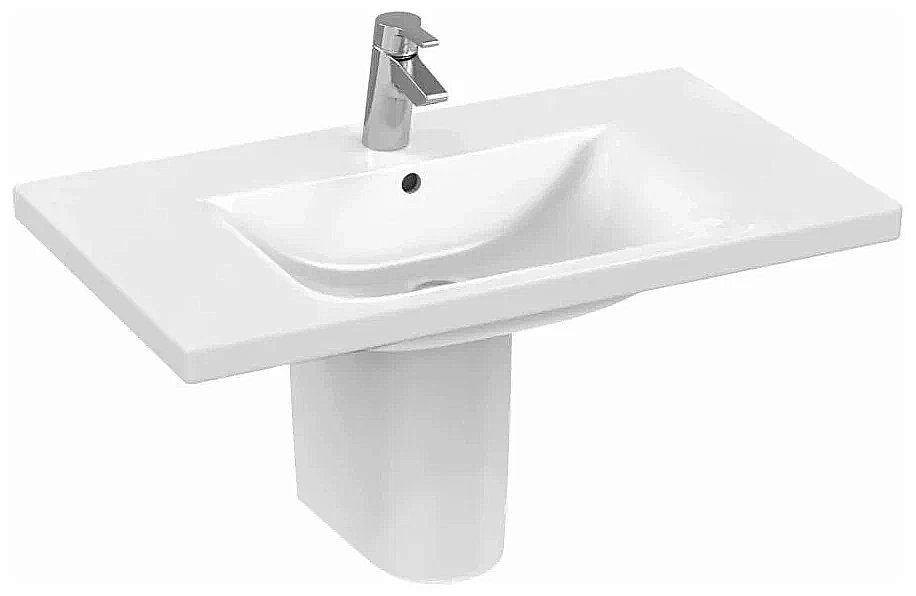 Раковина на полупьедестале Ideal Standard Connect Space 80 E136901 белая купить в интернет-магазине Sanbest