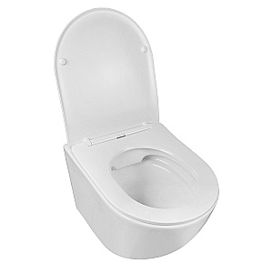 Унитаз подвесной Azario Grado AZ-0046 SP белый, безободковый, с крышкой микролифт купить в интернет-магазине Sanbest