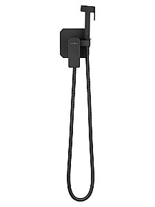 Смеситель с гигиеническим душем встраиваемый WONZON & WOGHAND DIAMOND, Черный матовый (WW-88829011-MB) купить в интернет-магазине сантехники Sanbest