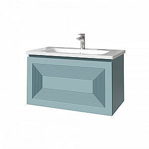 Тумба с раковиной Caprigo Modo-Quarta 100 с интегрированной ручкой, цвет на выбор для ванной в интернет-магазине Sanbest