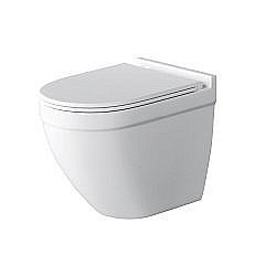 Унитаз подвесной Grossman GR-4483S безободковый, с крышкой микролифт, белый купить в интернет-магазине Sanbest