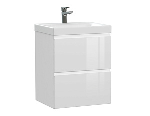 Мебель для ванной Cersanit Moduo 50 белая для ванной в интернет-магазине Sanbest