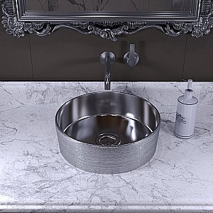 Раковина Grossman Color GR-5020SS серебряный купить в интернет-магазине Sanbest