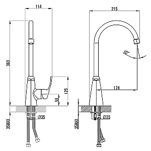 Инсталляция для унитаза Azario AZ-8010-1000 купить в интернет-магазине сантехники Sanbest