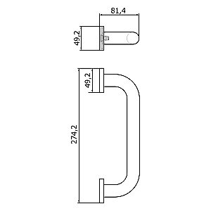 Поручень для ванны Veragio Gifortes 25 VR.GFT-9028.BR купить в интернет-магазине сантехники Sanbest