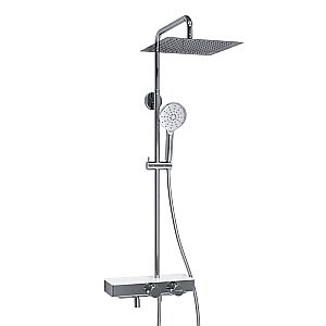 Душевая система WasserKraft Aller SET2643 Thermo хром купить в интернет-магазине сантехники Sanbest