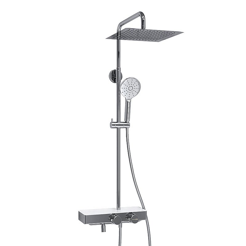Душевая система WasserKraft Aller SET2643 Thermo хром купить в интернет-магазине сантехники Sanbest
