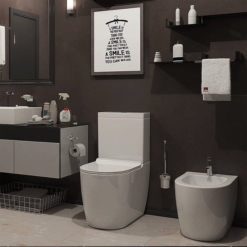 Унитаз-компакт Timo Kulo TK-401 безободковый, с бачком, с крышкой микролифт купить в интернет-магазине Sanbest